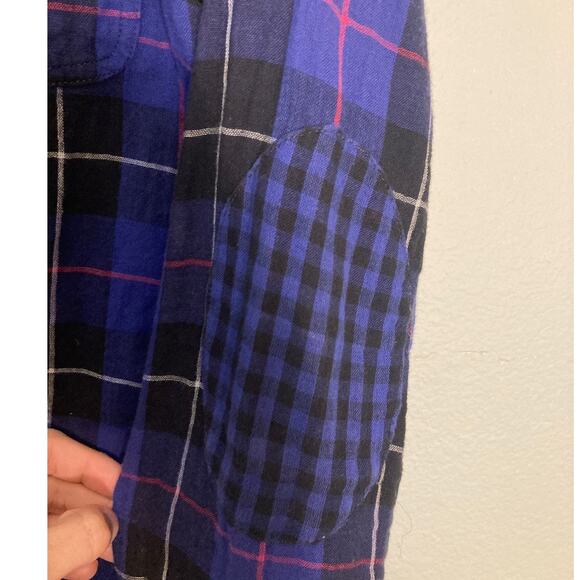 RESERVED FOR J ~ Target Mossimo Supply Co Vintage Plaid Flannel Shirt - Picture 7 of 8